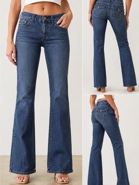 DKNY S Bootcut Women's size 1OR Dark‎ Blue Denim jeans